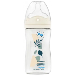 Dodie Biberon Tétine Perforée Anti-Colique 270 ml 0-6 Mois - Couleur : Bleu