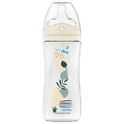 Dodie Biberon Tétine Perforée Anti-Colique 330 ml 6 Mois et + - Couleur : Bleu