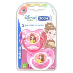 Sucettes Anatomiques En Silicone Collection Princesse Belle X2 6 Mois Et Plus Dodie