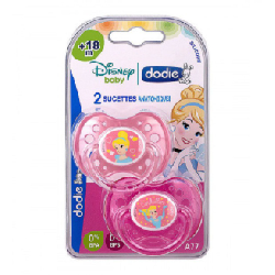 Dodie Disney Sucette Anatomique Silicone Duo Cendrillon +18 Mois
