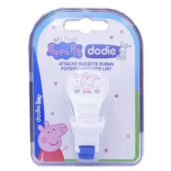 Dodie Peppa Pig Attache-Sucette Ruban