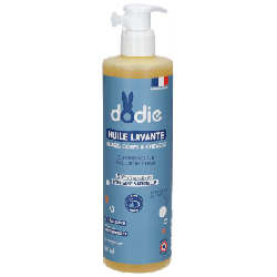 Huile lavante bebe 3 en 1 500ml Visage corps et cheveux Dodie