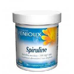 Fenioux Spiruline – 200 Gélules – 300 mg