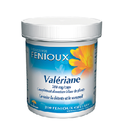 Fenioux Valériane – 200 Gélules – 280 mg