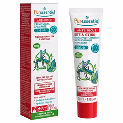 PURESSENTIELAnti-piqueCrème multi-apaisantePiqûres d'insectes & végétaux démangeaisons / irritations Aide à soulager et calmer