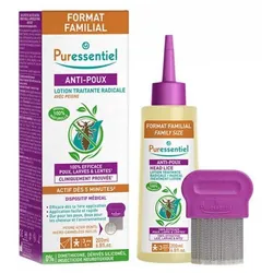 Puressentiel Anti-Poux Lotion Traitante 200 ml + Peigne