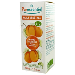 Puressentiel Huile Végétale Noyau d'Abricot (Prunus armeniaca) Bio 50 ml