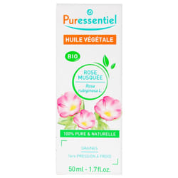 Puressentiel Huile Végétale Rose Musquée (Rosa rubiginosa/canina) Bio 50 ml