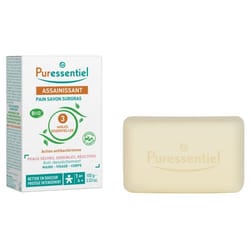 Pain Savon Surgras aux 3 Huiles Essentielles BIO 100g Assainissant Puressentiel 100g Assainissant Puressentiel