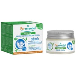 Baume de Massage Pectoral Bébé Bio 30ml Resp Ok® Puressentiel