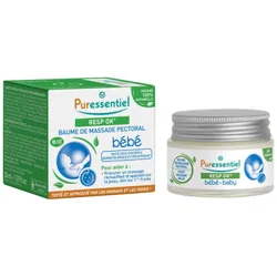 Baume de Massage Pectoral Bébé Bio 30ml Resp Ok® Puressentiel