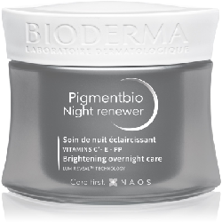 Crème de nuit unifiante 50ml PigmentBio Peaux hyperpigmentées Bioderma