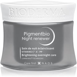 Crème de nuit unifiante 50ml PigmentBio Peaux hyperpigmentées Bioderma