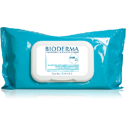 Lingettes biodégradables bébé x60 Abcderm H2o Bioderma