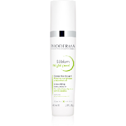 Soin peeling de nuit doux 40ml Sebium Peaux mixtes à grasses Bioderma