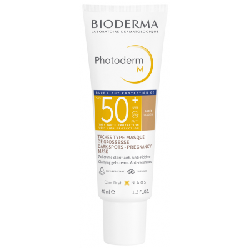 Gel-crème clarifiant anti-récidive SPF50+ Teinte dorée 40ml Photoderm M Bioderma