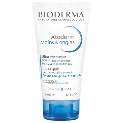 Crème ultra-nourrissante 50ml Atoderm Mains & Ongles Sèches Et Abîmees Bioderma