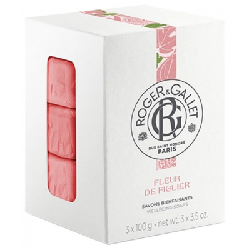 Coffret Savon Bienfaisant 3x100g Fleur De Figuier Base Végétale Roger & Gallet