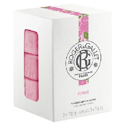 Roger & Gallet Rose 3 Savons Bienfaisants de 100 g