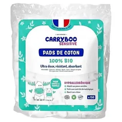 Carryboo Nature Carryboo Sensitive Pads de Coton Bio 150 Rectangles