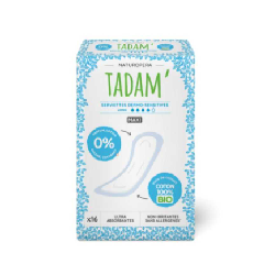Tadam Serviette Ultra Coton Bio Long Maxi 16un
