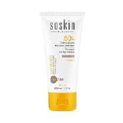 SOSKIN 01 CREME SOLAIRE TEINTEE LIGHT SPF50+, 50 ml