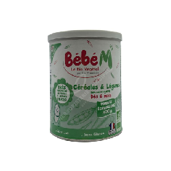 Céréales et Légumes Bio 400g Bébé M Dès 6 Mois La Mandorle