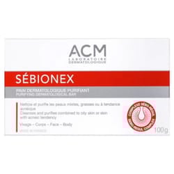 Pain Dermatologique purifiant 100g Sébionex Acm