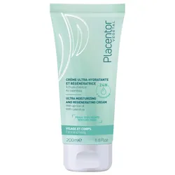 Placentor Végétal Crème Ultra-Hydratante et Régénératrice Peaux Très Sèches et Sensibles 200 ml