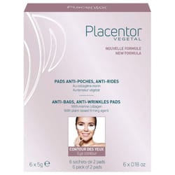 Pads Anti-poches Anti-rides 6 Sachets X 2 Pads Placentor Végétal