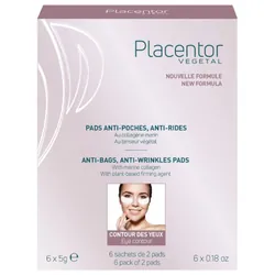 Placentor Végétal Pads Anti-Poches Anti-Rides 6 x 5 g