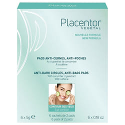 Pads Anti-cernes A La Camomille D'or 6 Sachets X 2 Placentor Végétal