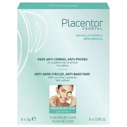 Placentor Végétal Pads Anti-Cernes Anti-Poches 6 x 5 g