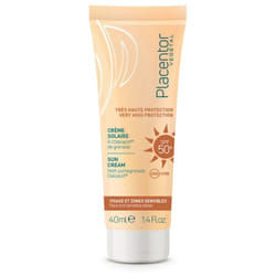 Placentor Végétal Crème Solaire Visage et Zones Sensibles SPF50 40 ml