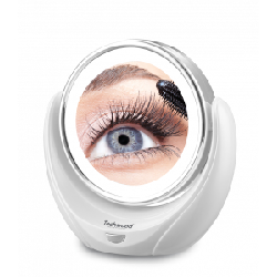 Techwood TML-2674 miroir de maquillage Autonome Rond Blanc