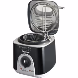 Techwood TFF-86 friteuse Unique 1 L Autonome 950 W Noir, Gris - Vue supplémentaire 3