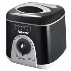 Techwood TFF-86 friteuse Unique 1 L Autonome 950 W Noir, Gris - Vue supplémentaire 4