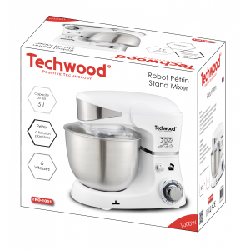 Techwood TRO-1051 mixeur Robot mixer 1000 W Acier inoxydable, Blanc