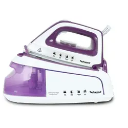 Techwood TC-2461 Centrale vapeur 2400 W 1,2 L Semelle en céramique Violet, Blanc