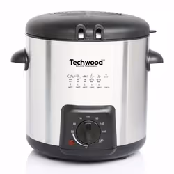 Techwood TFF-99I friteuse Unique Autonome 840 W Acier inoxydable - Vue supplémentaire 2
