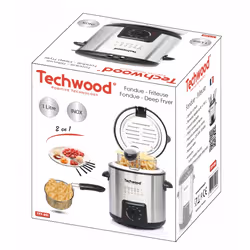 Techwood TFF-99I friteuse Unique Autonome 840 W Acier inoxydable - Vue supplémentaire 6