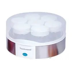 Techwood TYA-7001 machine à yaourts 1,05 L Yahourt 15 W