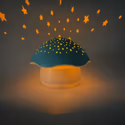 Pabobo Coucher facile Champignon projecteur d'étoiles Bleu - Vue supplémentaire 6