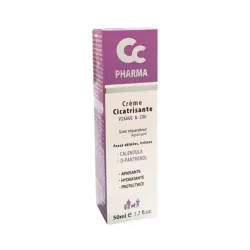 CC PHARMA Crème Cicatrisante Visage et Cou 50ml
