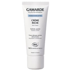 Gamarde Hydratation Active Crème Riche Bio 40 ml