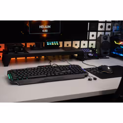 The G-Lab Combo Helium clavier Souris incluse USB AZERTY Français Noir - Vue supplémentaire 5