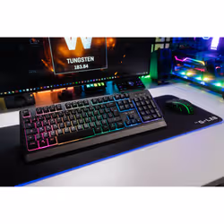 The G-Lab Keyz Tungsten clavier RF sans fil AZERTY Français Noir, Argent - Vue supplémentaire 3