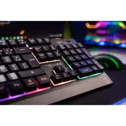 The G-Lab Keyz Tungsten clavier RF sans fil AZERTY Français Noir, Argent - Vue supplémentaire 5