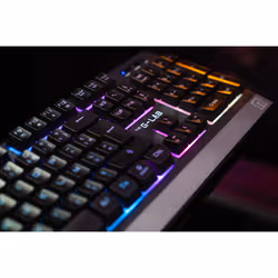 The G-Lab Keyz Tungsten clavier RF sans fil AZERTY Français Noir, Argent - Vue supplémentaire 7