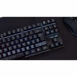 The G-Lab Keyz Caesium TKL clavier USB AZERTY Français Noir - Vue supplémentaire 2